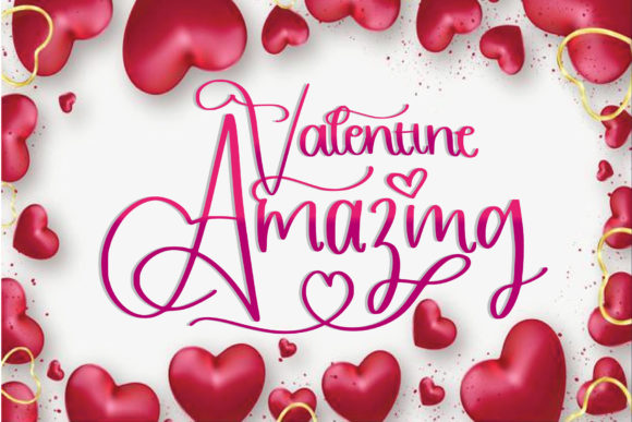 Amazing Valentine: A Handwritten Font for Branding