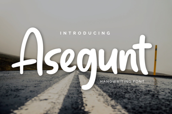 Asegunt: The Handwritten Font That Elevates Brand Identity