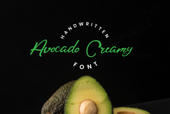 Avocado Creamy: A Handwritten Font for Makers