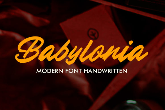 Babylonia Font: A Handwritten Typeface for Editorial Calm