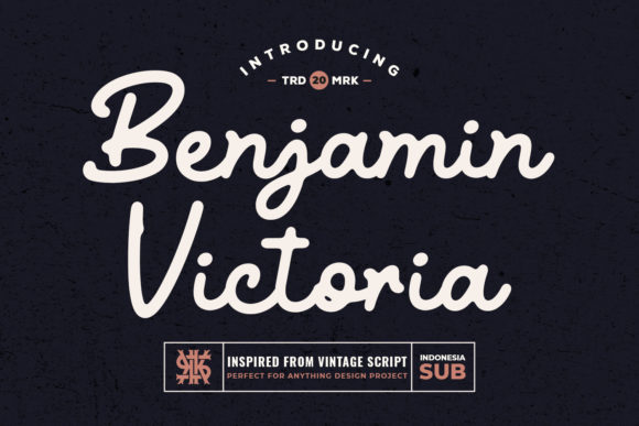 Benjamin Victoria: A Script Font for Branding