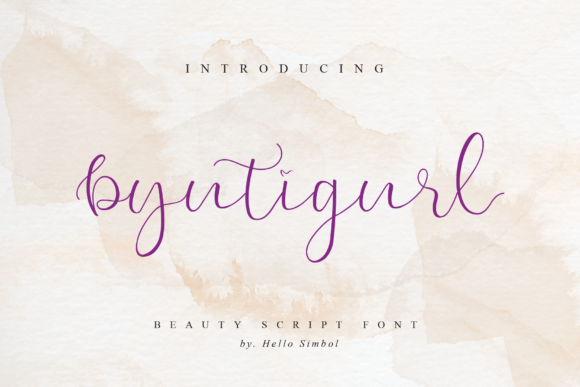 Byutigurl Font: Elevate Your Brand Identity