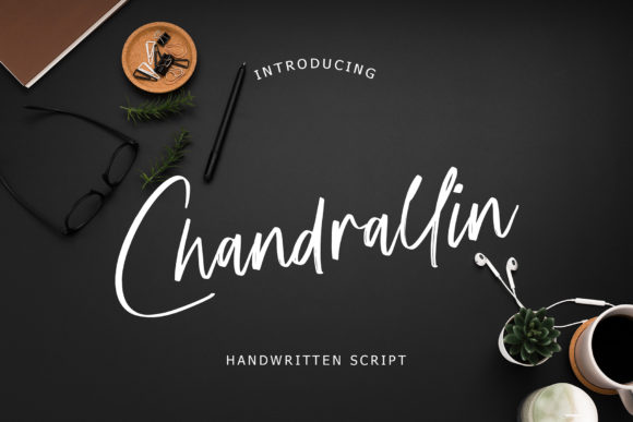 Chandrallin: A Modern Handwritten Font for Editorial Design