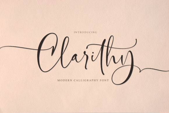 Clarithy: A Modern Handwritten Font for Web Design