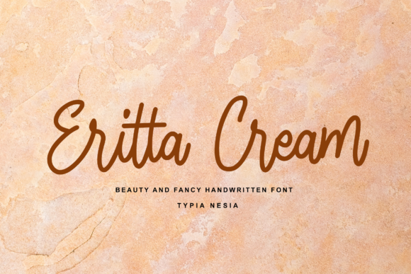 Eritta Cream: A Radiant Script Font for Web Design