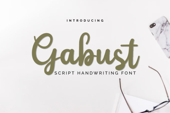 Gabust: A Handwritten Font for Warm Branding