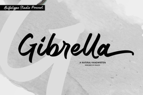 Gibrella: A Bold Handwritten Font for Web Design