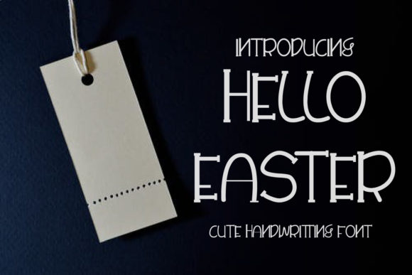Hello Easter: A Playful Handwritten Font for Web Design