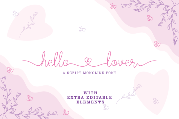 Hello Lover Font: A Graceful Script for Editorial Design