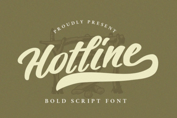 Hotline: The Bold Handwritten Font for Crafters