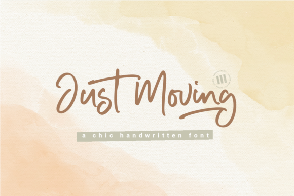 Just Moving: A Handwritten Font for Modern Web Design