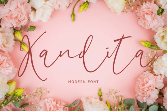 Kandita: A Modern Handwritten Typeface for Editorial Design