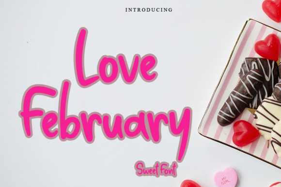 Love February Font: A Whimsical Typeface for Crafters