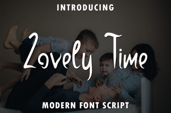 Lovely Time: A Gentle Handwritten Font for Web Design