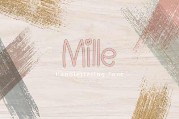 Mille Font: A Romantic Script for Branding