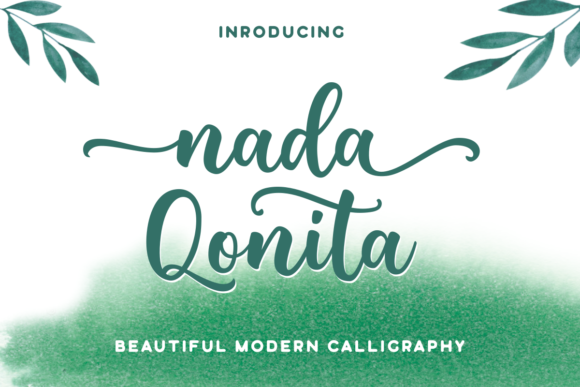 Nada Qonita: A Modern Typeface for Elegant Editorial Design