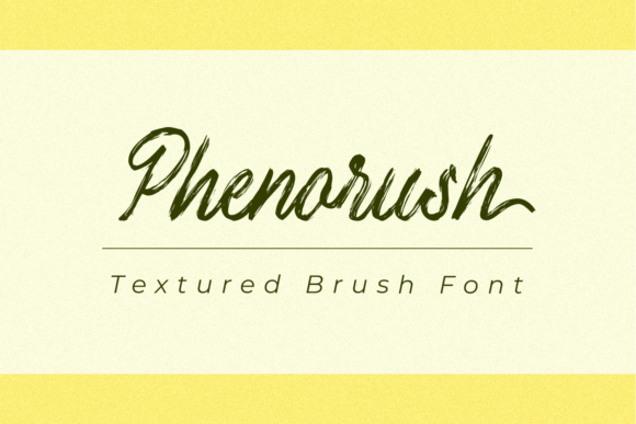 Phenorush Font Review for Branding