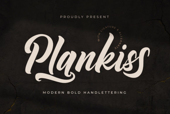Plankiss: A Bold Script Typeface for Web Design