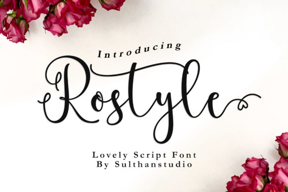 Rostyle Font: A Sweet Script for Web Design