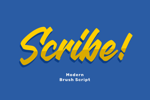 Scribe: The Bold Handwritten Font for Marketers