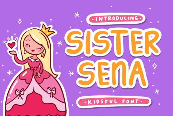Sister Sena: A Playful Handwritten Font for Web Design