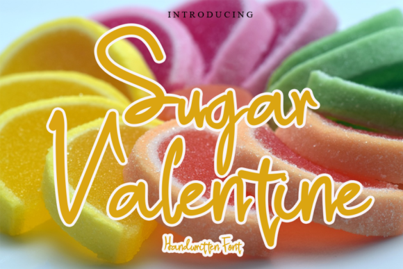 Sugar Valentine Font for Makers