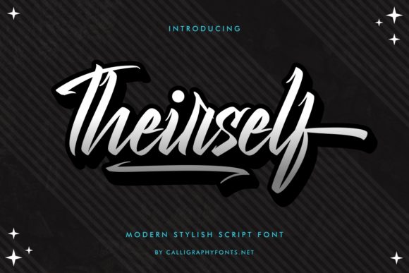 Theirself Font: A Bold Typeface for Modern Brands