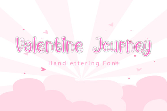 Valentine Journey: A Handwritten Font for Editorial Design